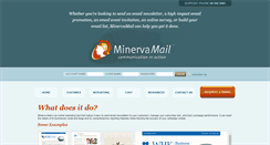 Desktop Screenshot of minervamail.com